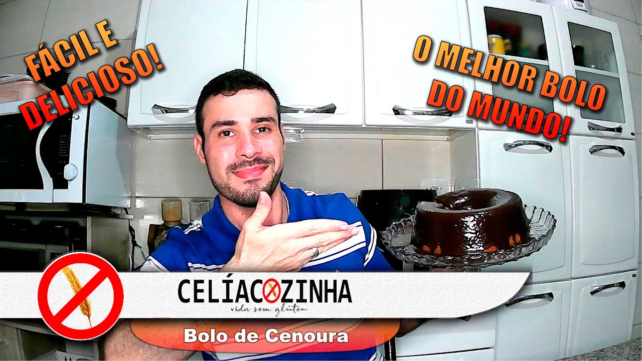 COMO FAZER BOLO DE CENOURA SEM GLÚTEN: o melhor bolo do mundo
