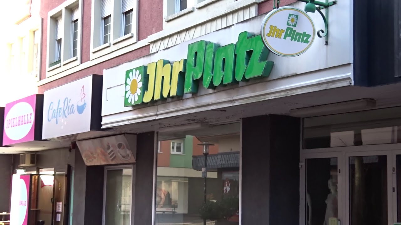Hohenlimburg/Hagen Innenstadt mit verlassenem Ihr Platz Drogeriemarkt 07.02.2026