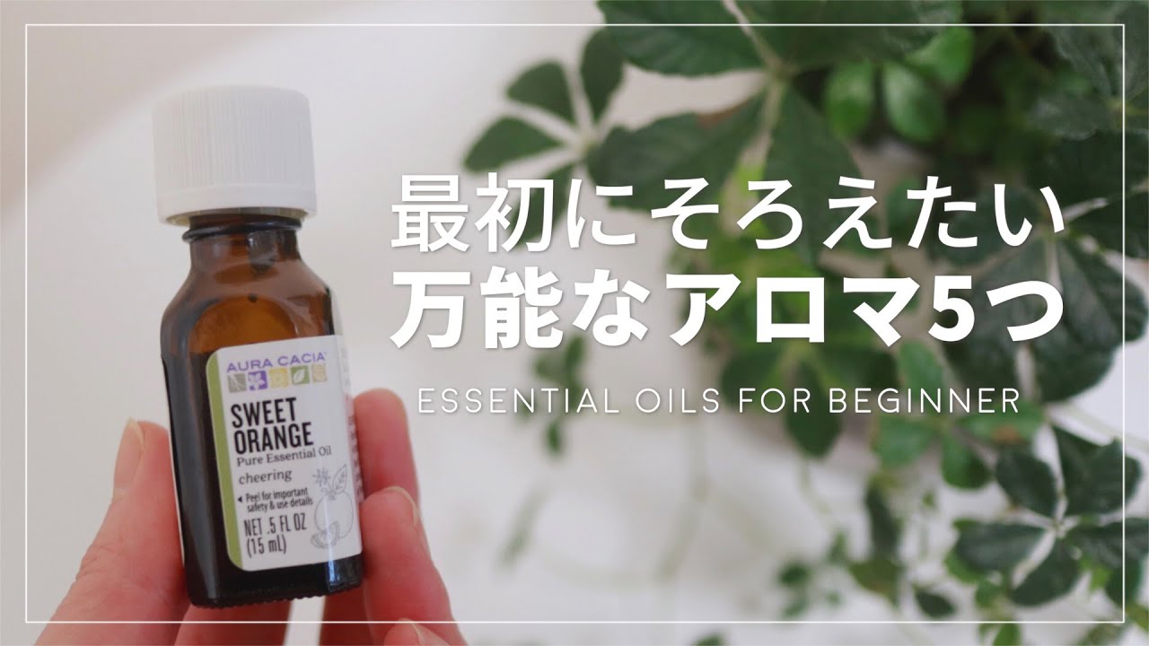 【保存版】初心者がまず買うべき万能アロマ5選｜12万回再生の定番動画