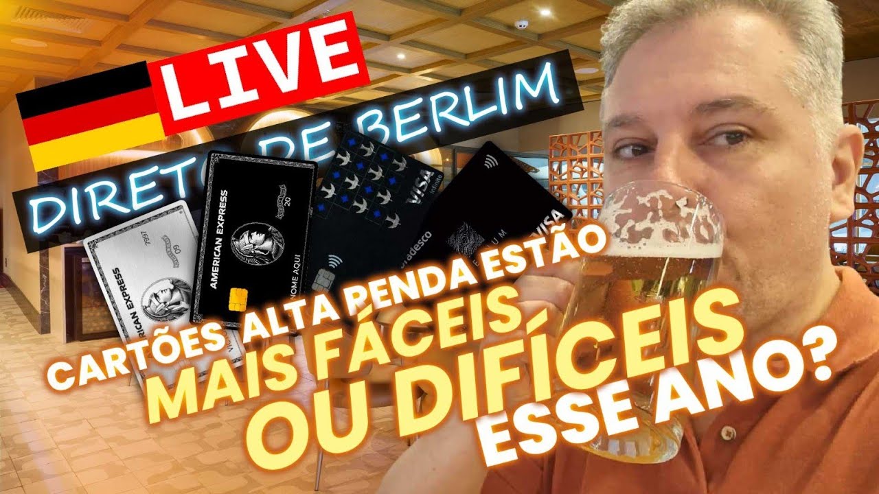 💳Cartões Alta Renda! Estão mais fáceis ou difíceis esse ano? teremos novidades alta renda? ao vivo.