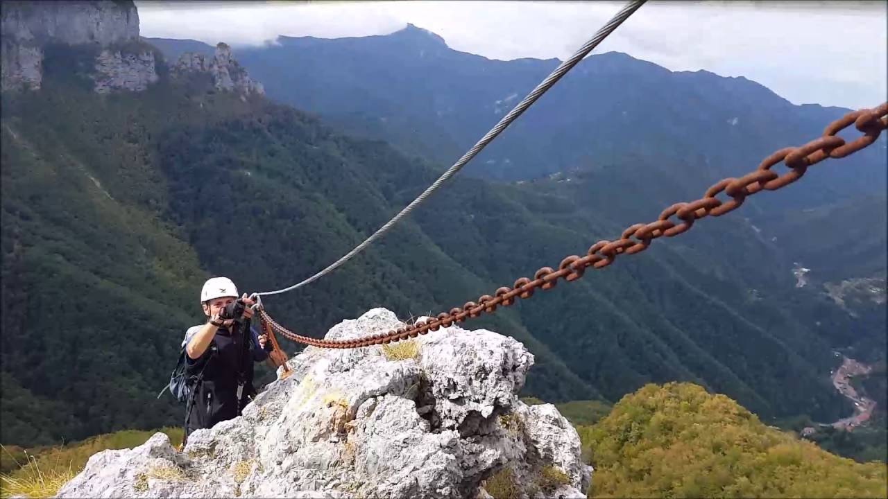 Ferrata Renato Salvatori, Monte Forato Alpi Apuane