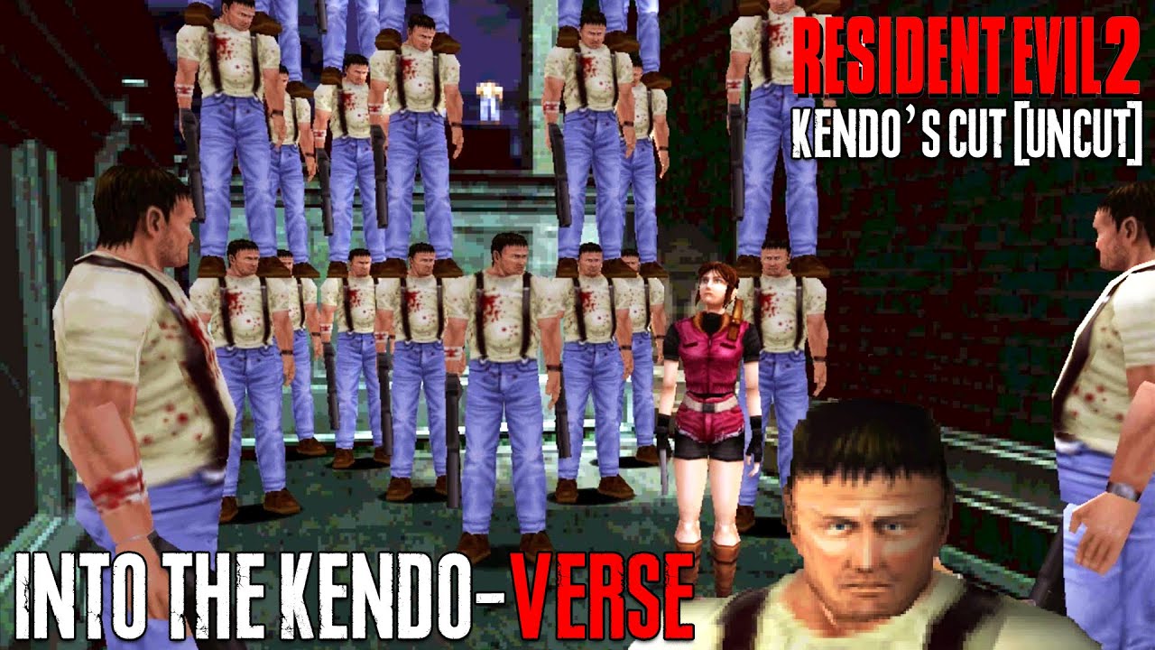RESIDENT EVIL 2 Kendo's Cut [UNCUT / Claire Ver.] Walkthrough No-Commentary | KendoVerse (MOD)