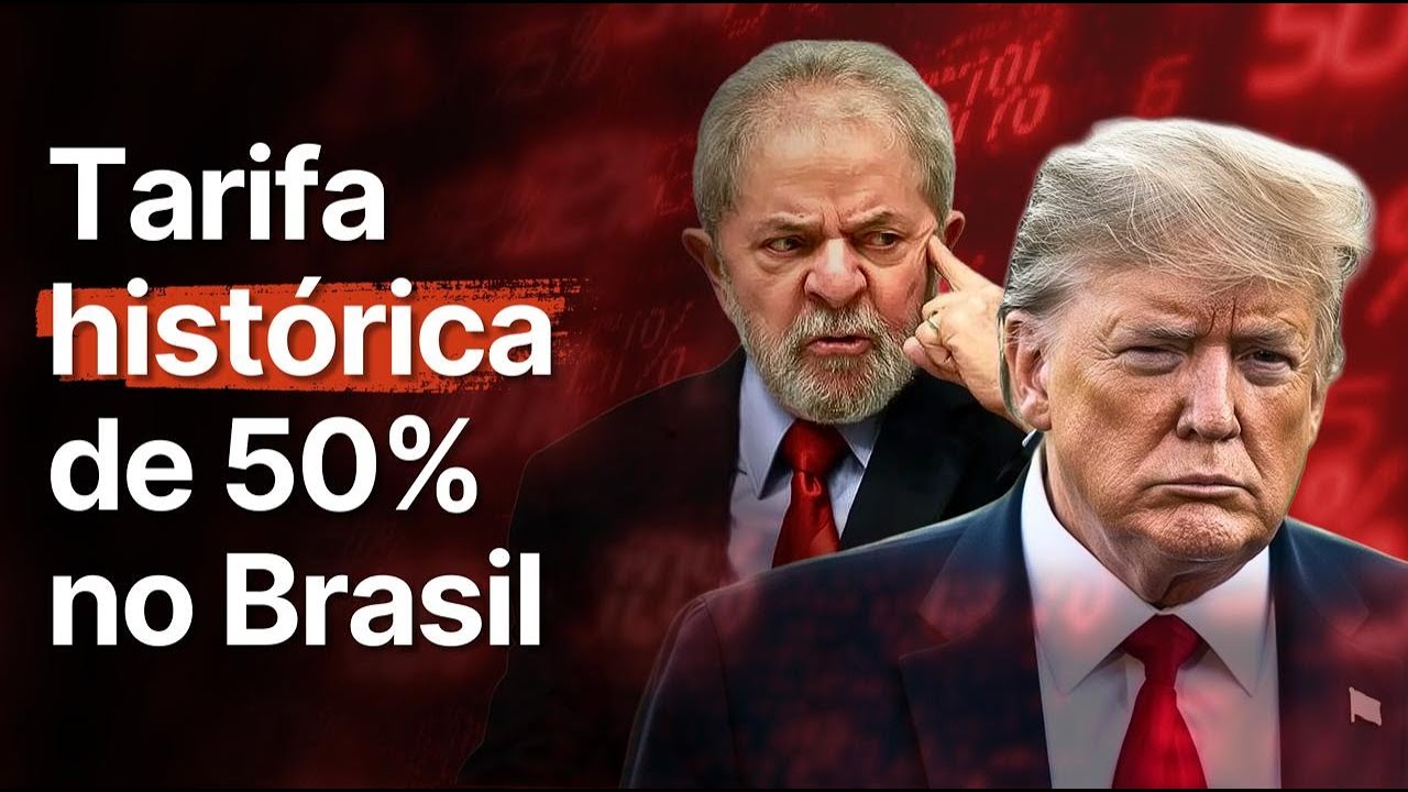 URGENTE: Trump impõe TARIFA de 50% contra BRASIL e dólar dispara