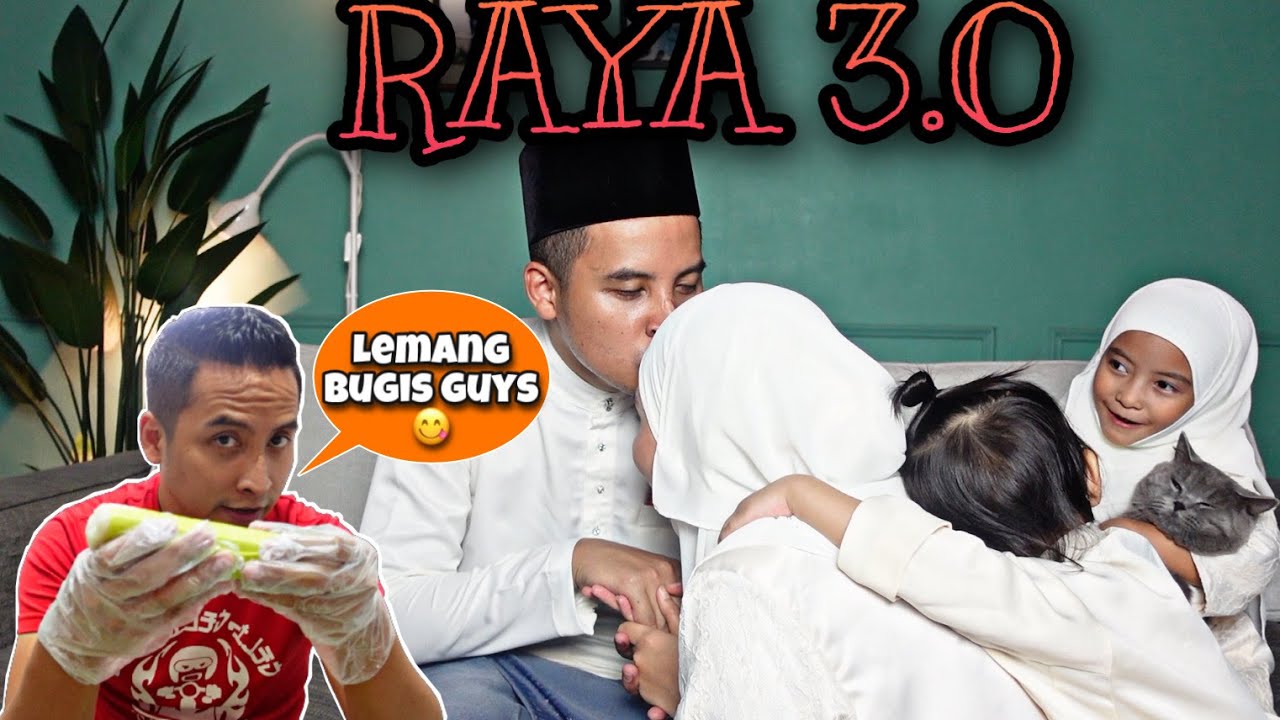 ABANG IJAT BUAT LEMANG BUGIS? ( GOGOSOK ) SALAM RAYA 3.0 DARI FATZWAN FAMILY | VLOG IJAT |