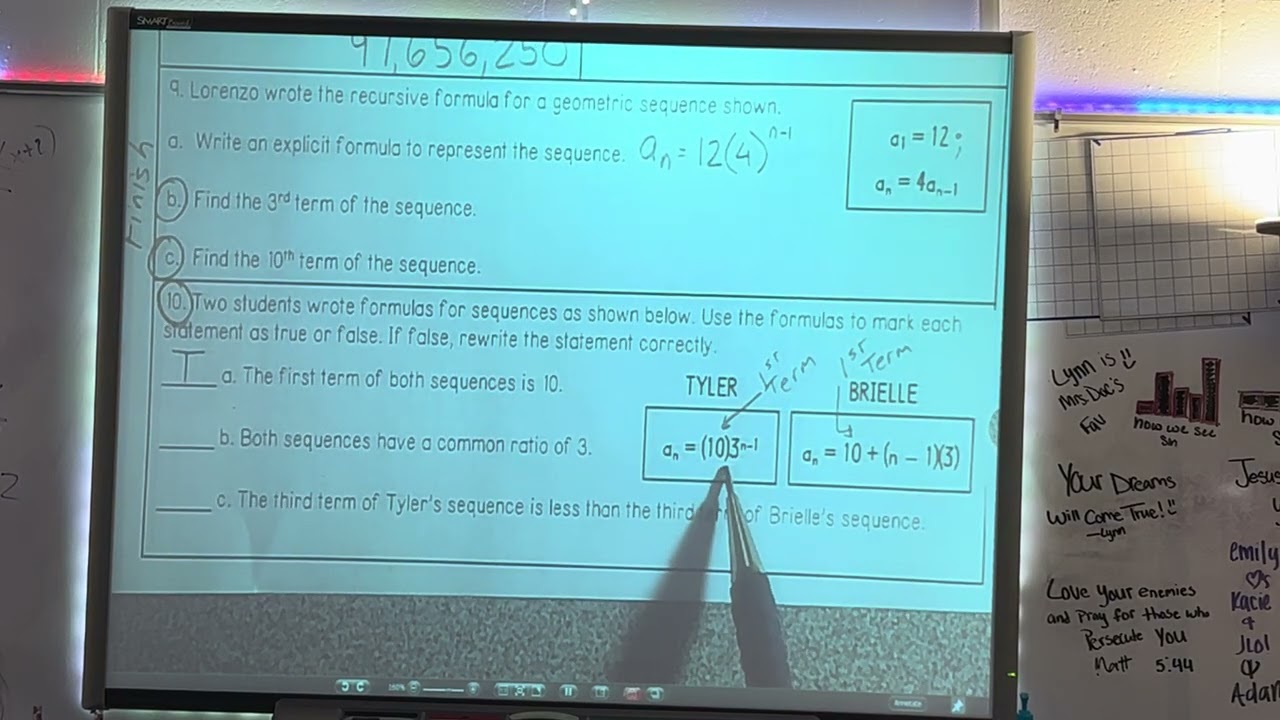 11-4 Explicit Formulas of Geometric Sequences Part 5