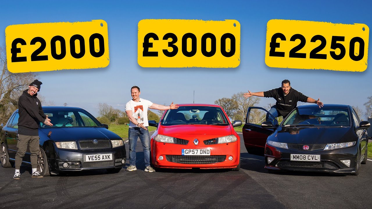 &pound;3000 HOT HATCH CHALLENGE! ft. @tavarish @MatArmstrongbmx @BenCollinsDrives
