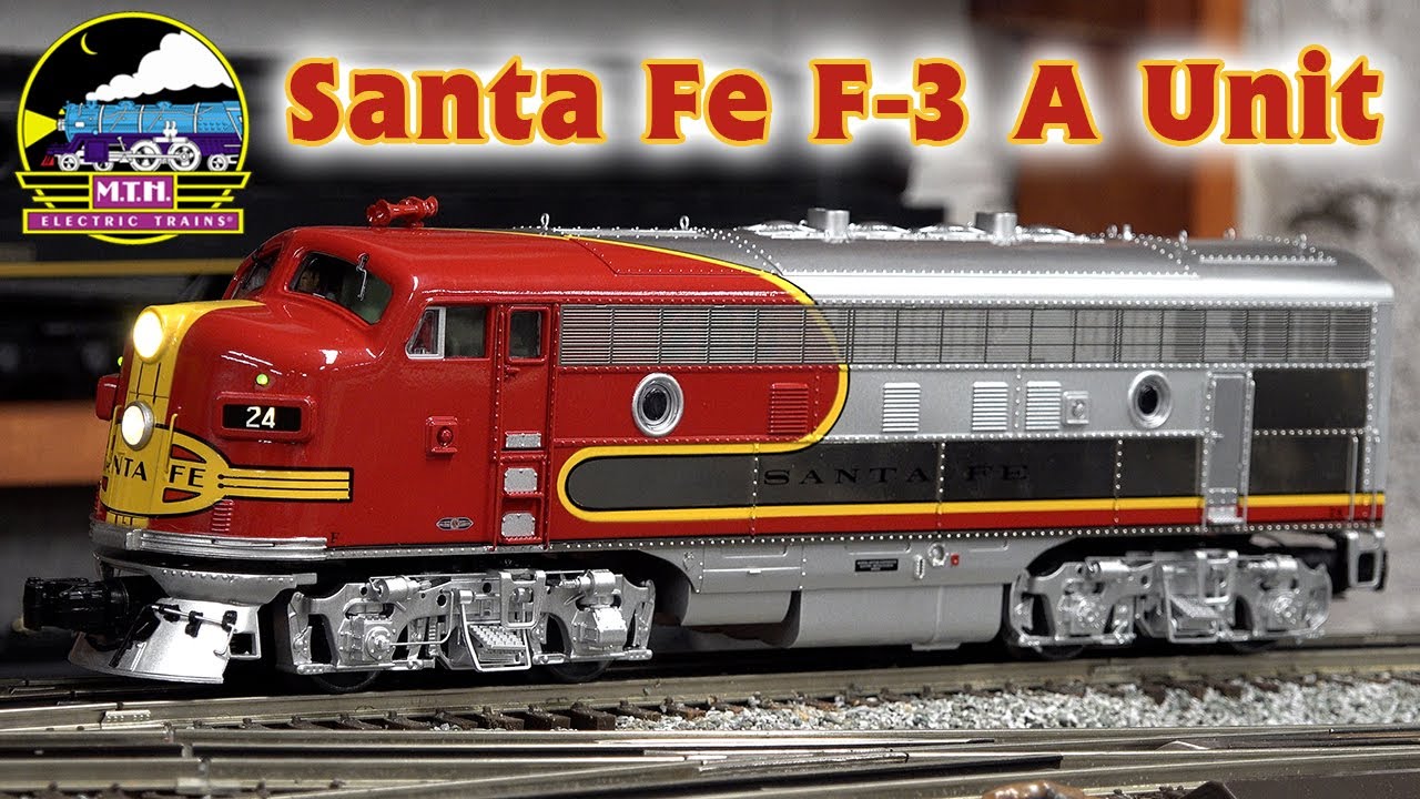 MTH Santa Fe F-3 A Unit (Warbonnet - покрытый)
