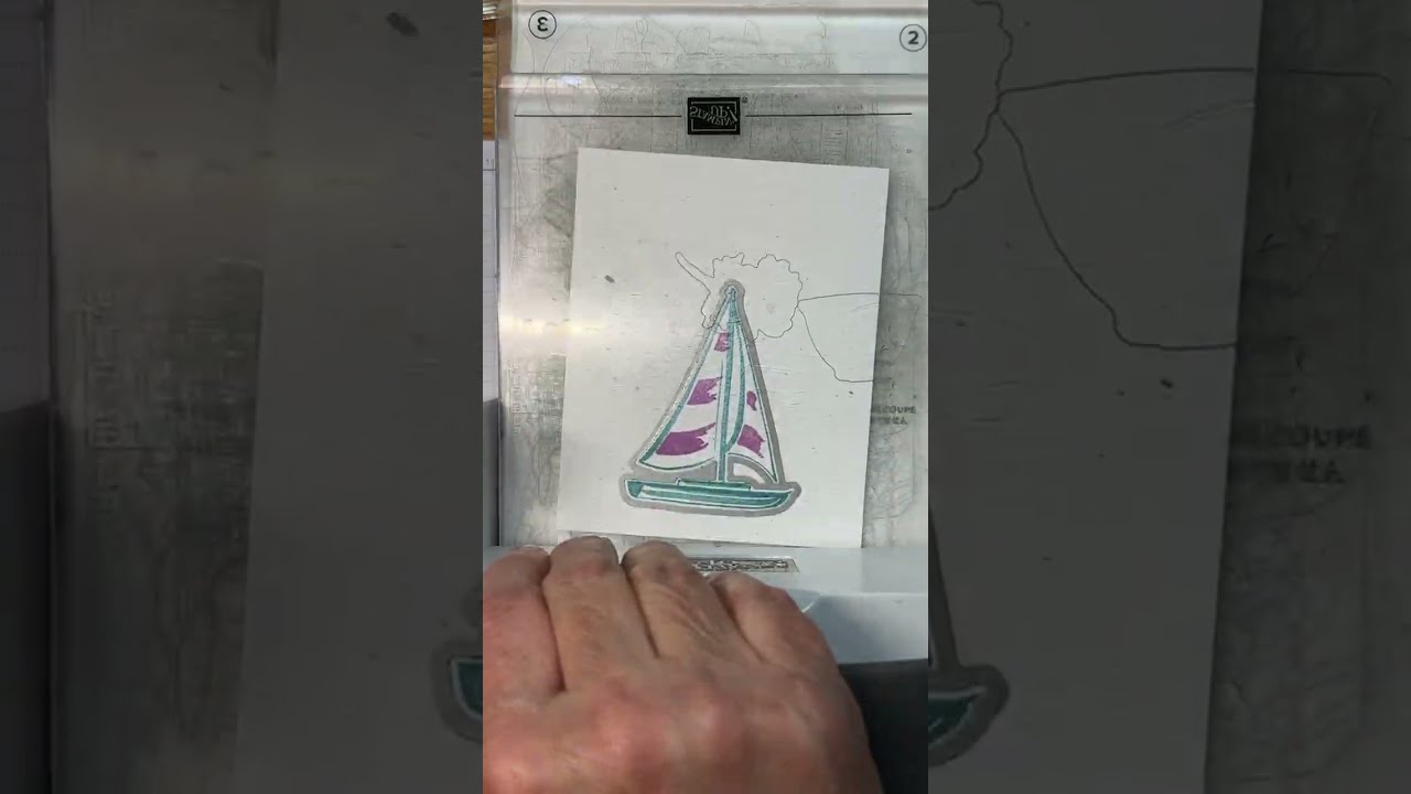 Stampin Up//Sunrise Sailing//Hybrid Embossing Folder//Congratulations//Online Exclusive//