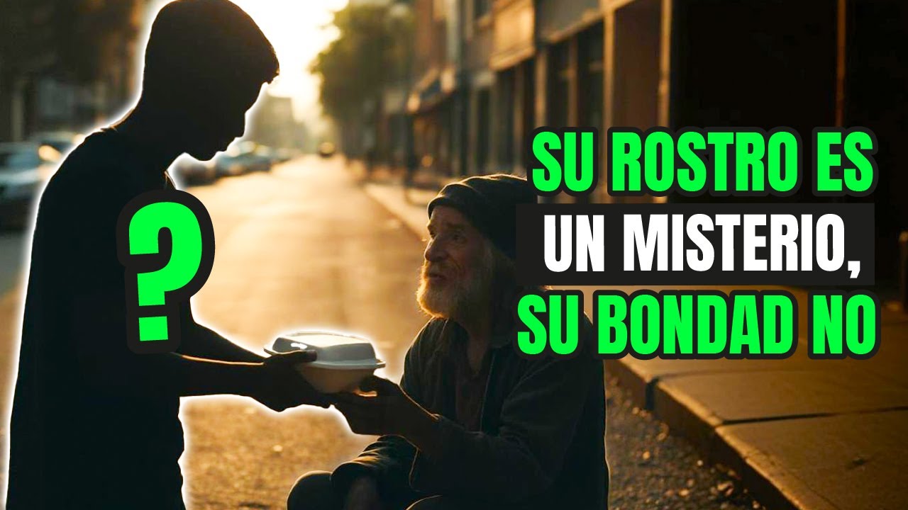 Regala comida, OCULTA su rostro y conmueve a todo un país