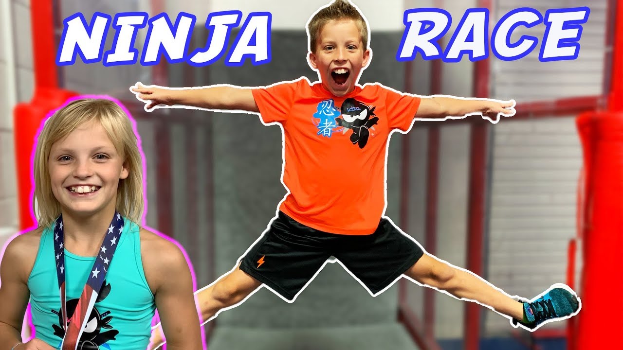Paxton's Ninja Race with Payton!