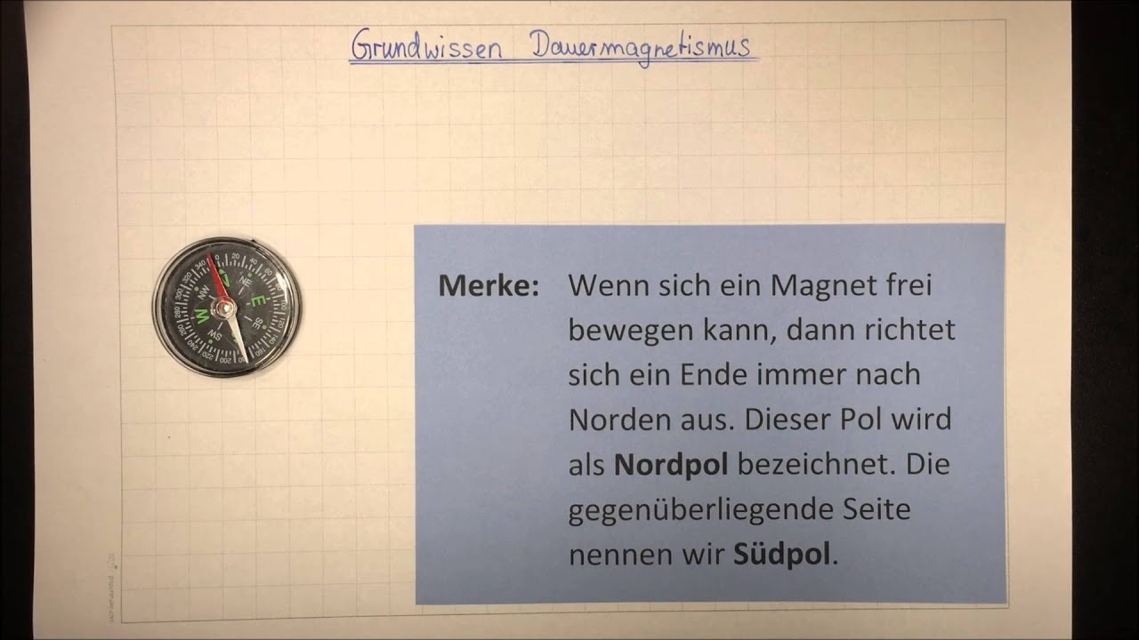 Magnete haben zwei Pole | Sachunterricht - Physik | Lehrerschmidt