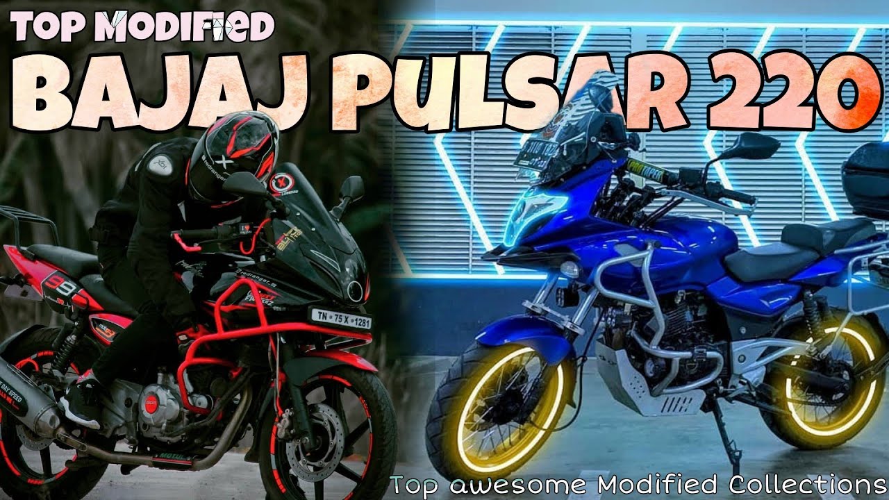 Top Highly customized Bajaj Pulsar 220 F Modified Collections | Moto Mods