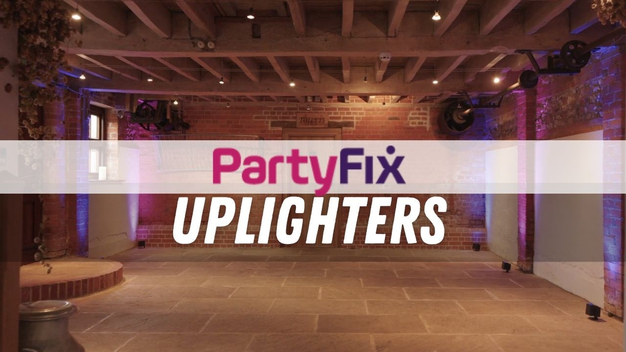 How to Use Uplighters for a Wedding or Event with PartyFix UPLIGHTERS