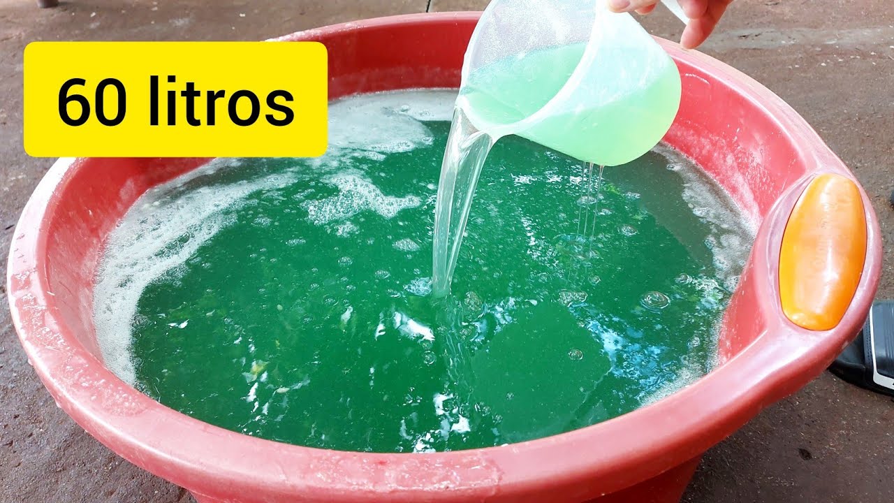 SABÃO LÍQUIDO ECONÔMICO ,SÓ QUATRO INGREDIENTES.