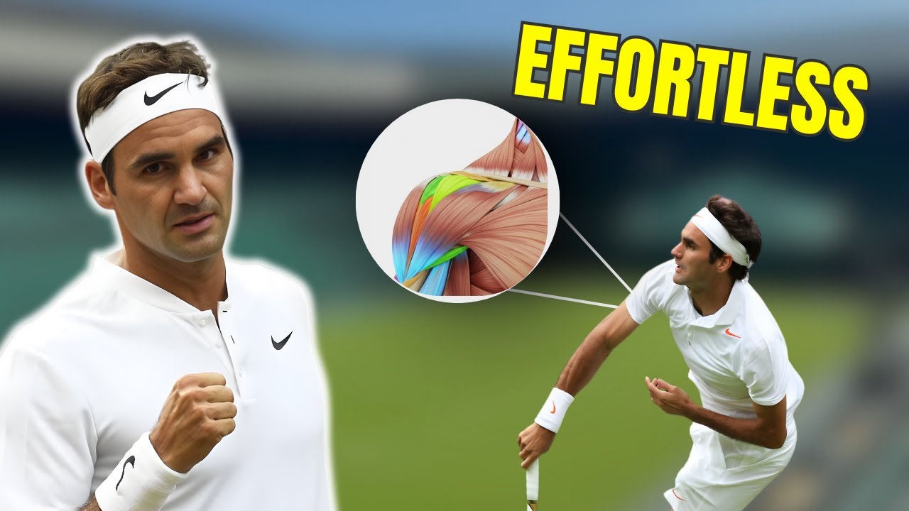 The Science Behind Roger Federer's CLEAN Serve Technique (Pro Analysis)