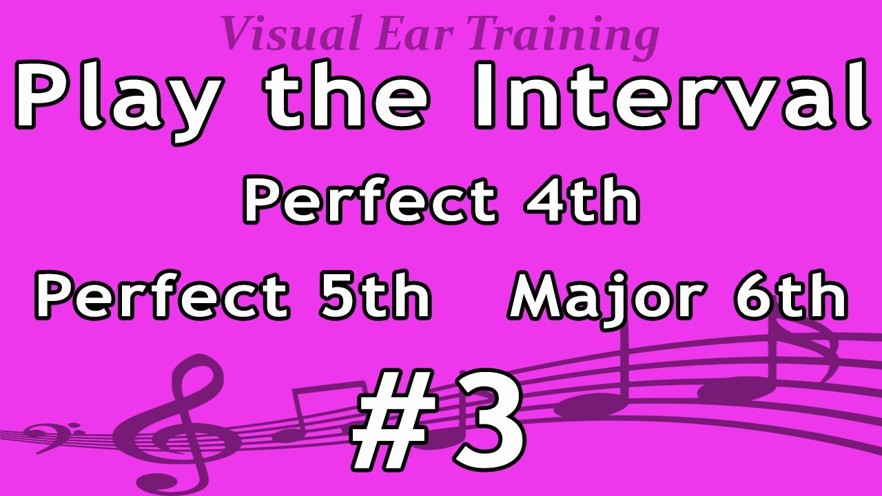 Play the Interval: Perfect 4th, Perfect 5th, Major 6th #3 - Ear Training Exercise