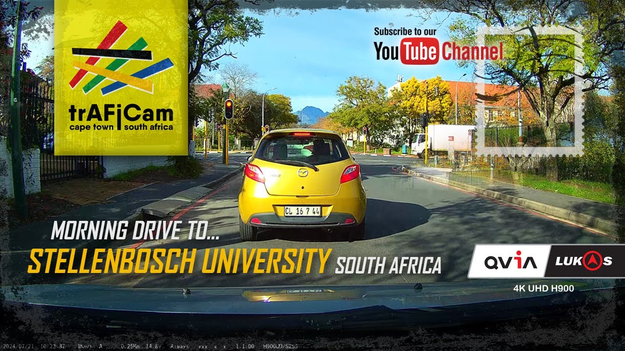 Morning drive to Stellenbosch University | South Africa | 2024/07/21 | 09:58:10 | Lukas 4K H900