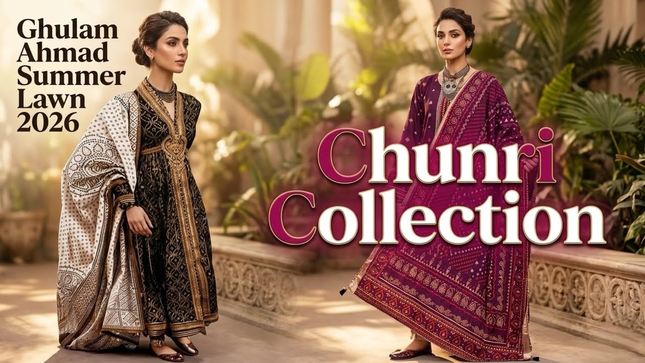 Chunri Collection 2026 🔥 | Gul Ahmad Summer Lawn | Latest Designs Review #chunri #gulahmed 