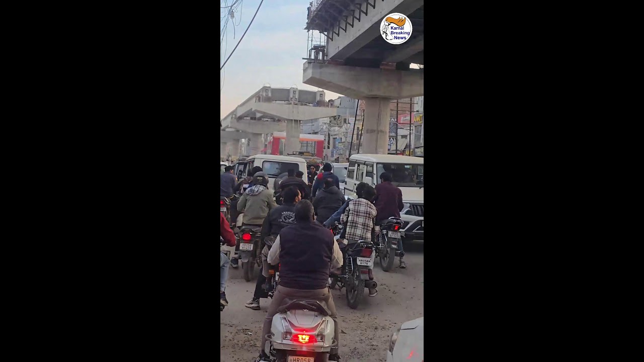 Smart City बनी जाम City ! सिंगल पिल्लर फ्लाइओवर को बनाने वाली Labour के पास नहीं