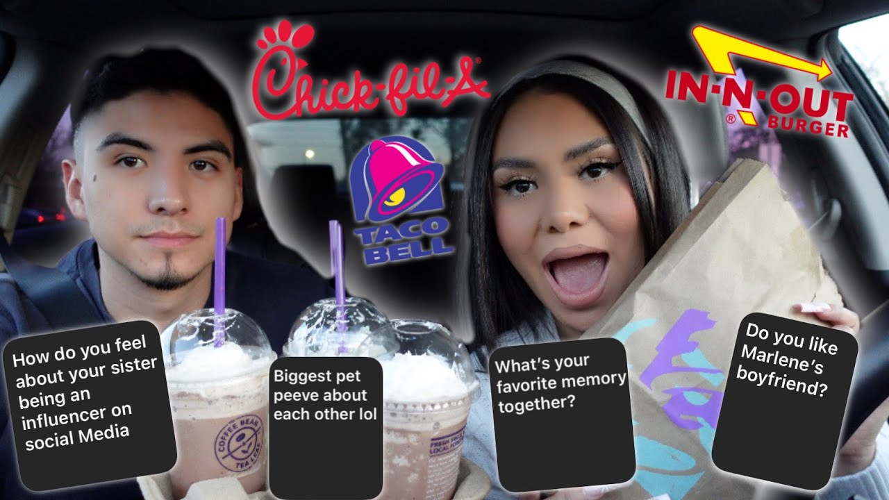 LETTING THE PERSON IN FRONT OF US DECIDE WHAT WE EAT ft. BROTHER + Q&A