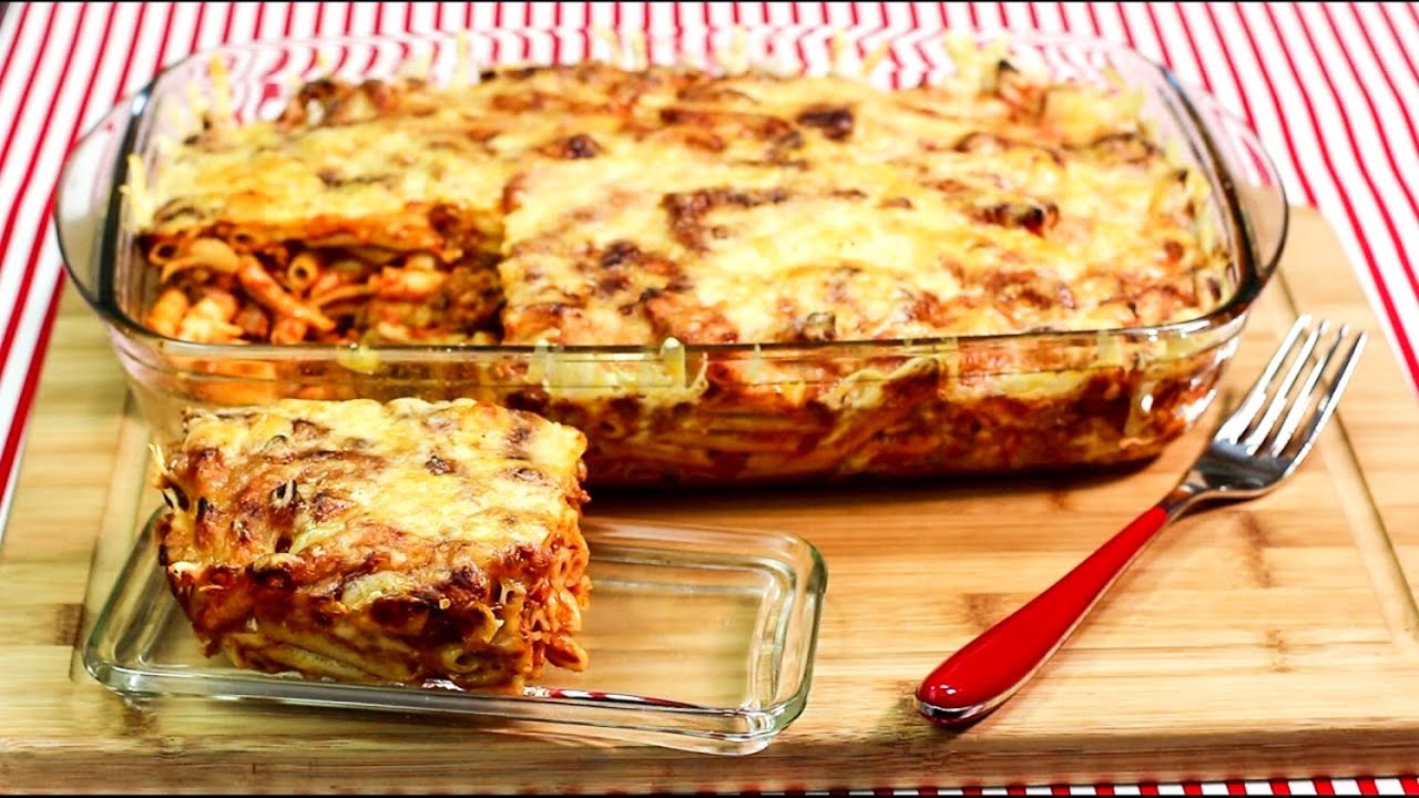 BEEFARONI à la BIG BANG THEORY - Pasta-Bolognese-Auflauf