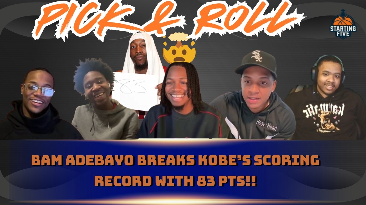 BAM DROPS 83 POINTS!! (Pick & Roll) | Starting Five Podcast