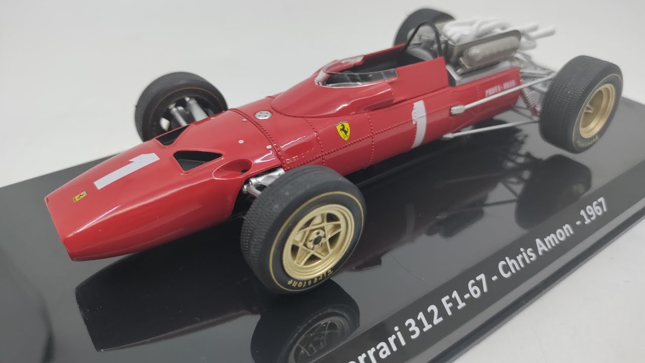 Legendární Ferrari F1: č. 49 - Ferrari 312 F1-67 - Chris Amon z roku 1967 v 1:24 od DeAgostini