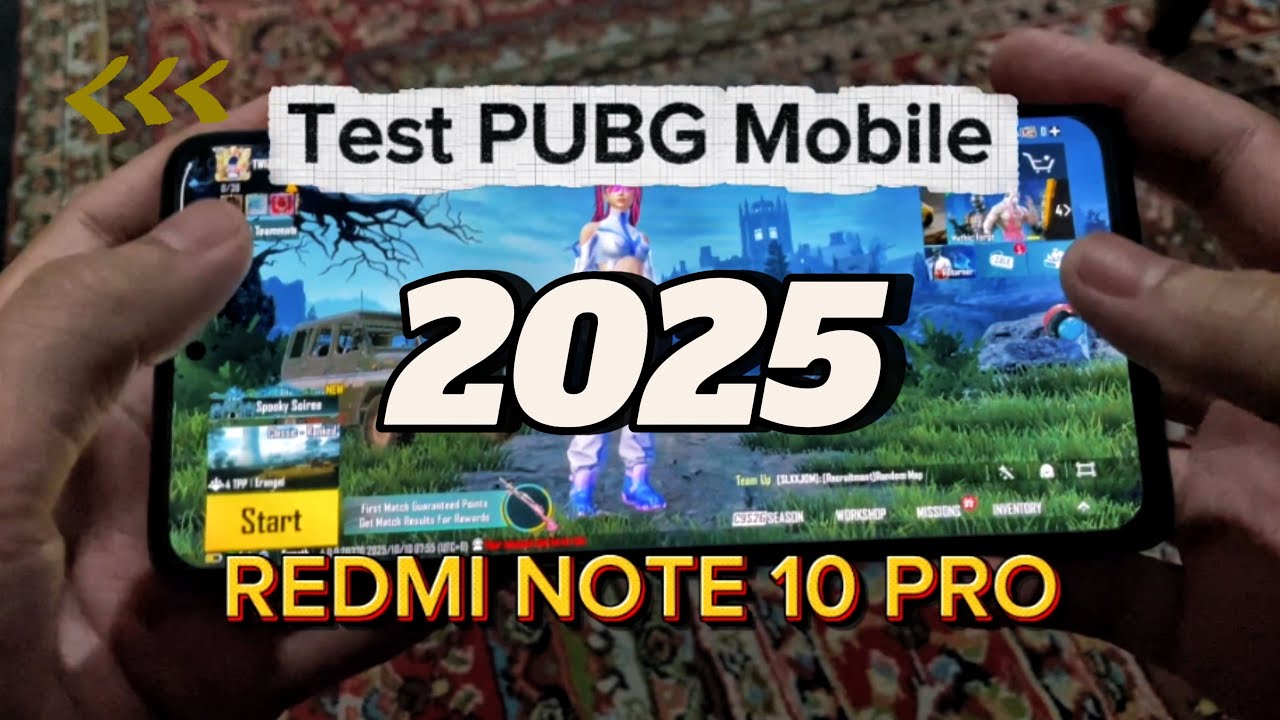 TEST PUBGM REDMI NOTE 10 PRO LATEST UPDATE 2025