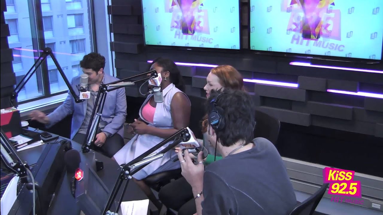 Orange Is The New Black Stars Jason Biggs and Laura Prepon | Interview | Roz & Mocha on KiSS 92.5