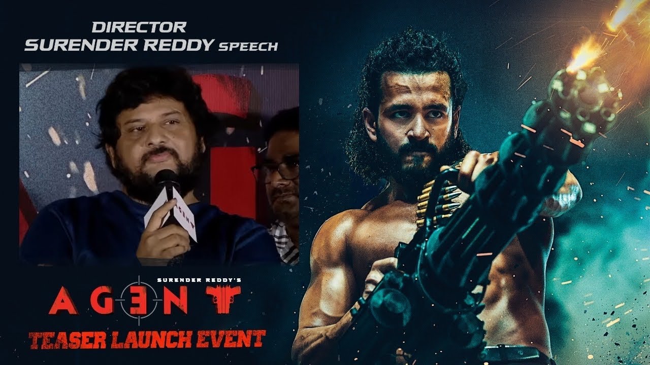 Director Surender Reddy Speech @ Agent Teaser Launch Event
