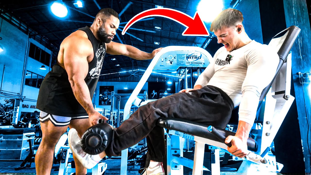 Training Hard While Injured? | Leg workout with Matyas