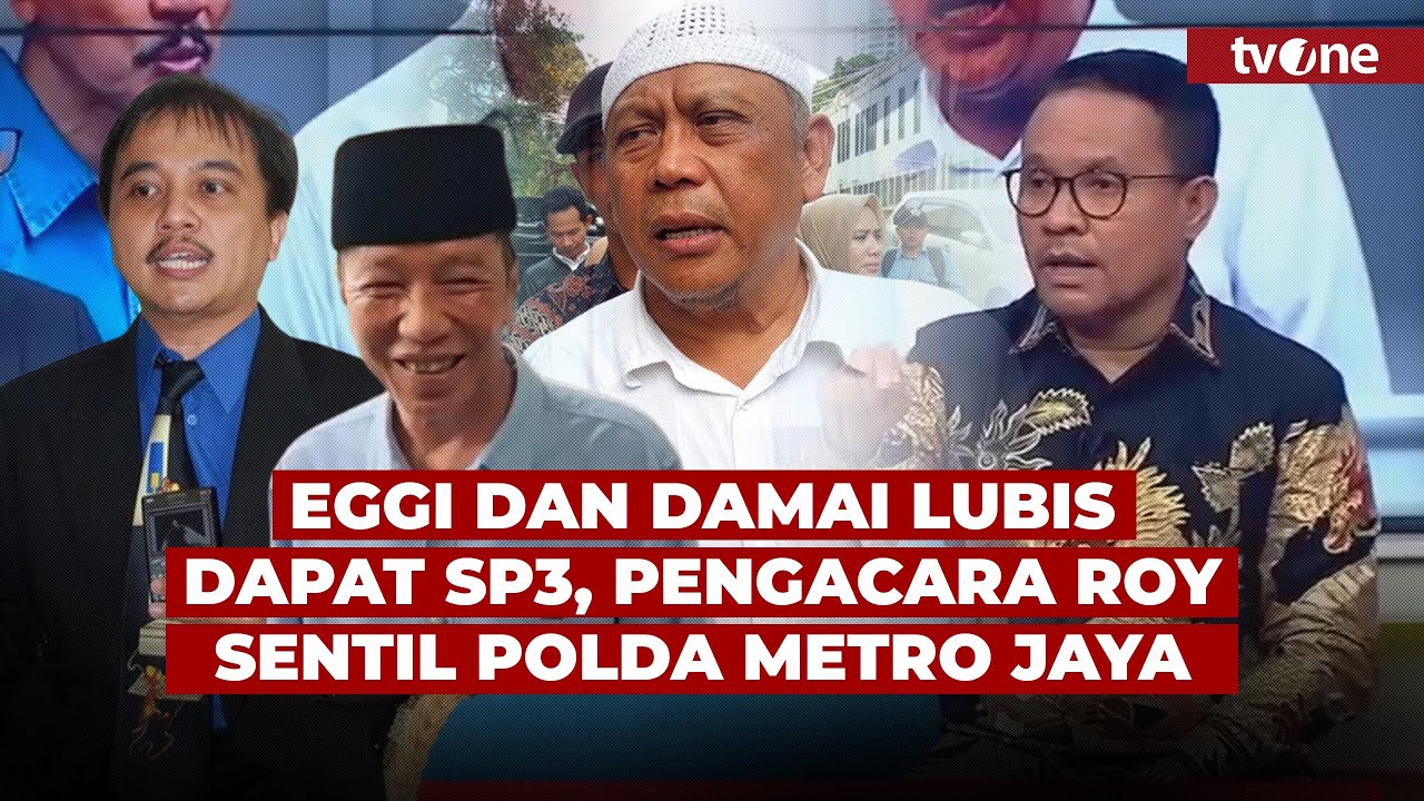 Pengacara Roy Suryo Sentil Proses Penerbitan SP3 Eggi Sudjana dan Damai Lubis | tvOne