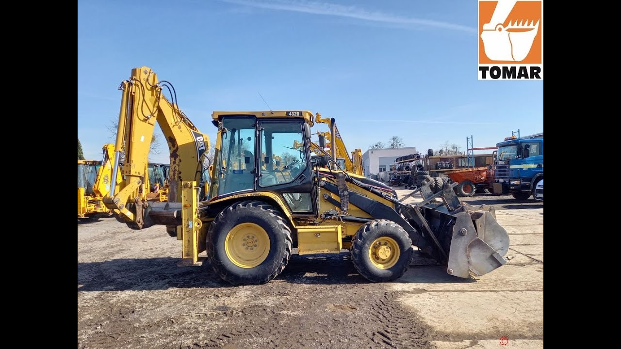 CAT 432D 2006 '2484' tel. +48 575-316-333 backhoe loader koparko ładowarka