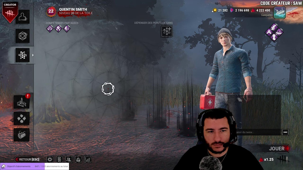 Demain GiVEAWAY COLLECTOR DbD | !holy !st | Stream 2K | !code !mc [FR/PC] 
