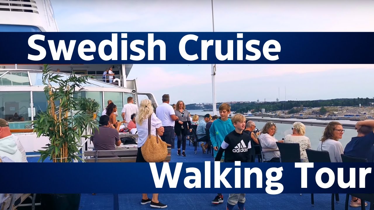 Tallink Silja - Sweden Walking Tour 4k - Silja Line