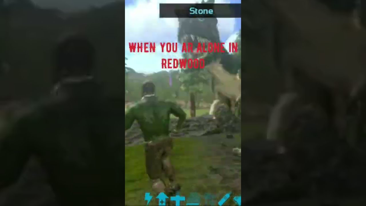 Alone in Redwood vs With GiGa|ARK mobile