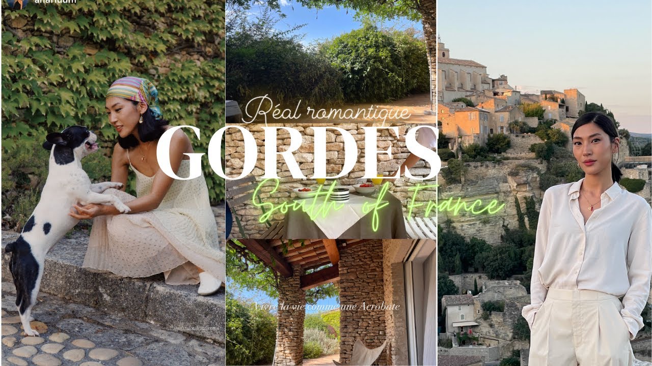 GORDES South of France vacation Vlog 2023 | Slow Life, Skate Park, Pizza Truck, etc