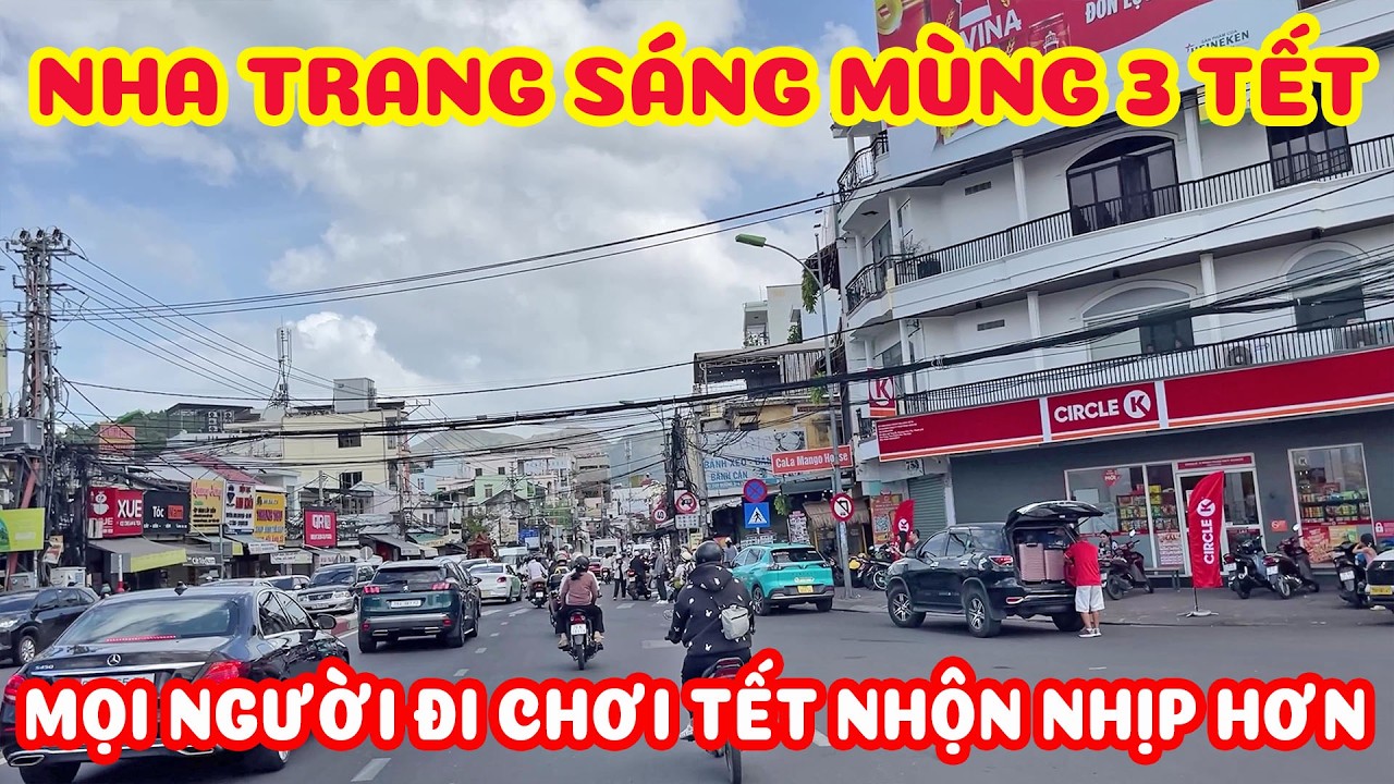 NHA TRANG HÔM NAY MÙNG 3 TẾT - DU KHÁCH ĐÔNG VUI NHỘN NHỊP ĐI CHƠI TẾT TẠI DI TÍCH THÁP BÀ PONAGAR