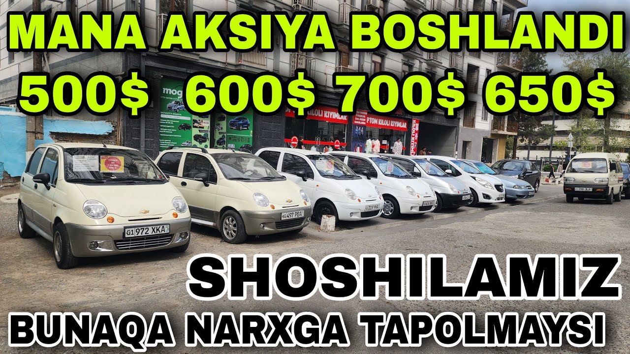 4 APREL FARG'ONADA 500$ 600$DAN MATIZ SPARK DAMAS NEXSIA 2 SOTIB OLING HALI BUNAQASI BOLMAGAN MOGO