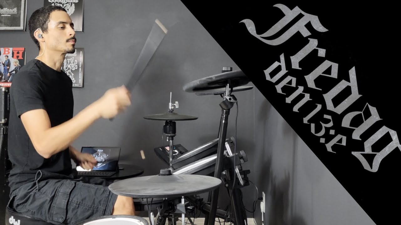 Fredag Den 13:e - Plågad Av Ljuset - Drum Cover