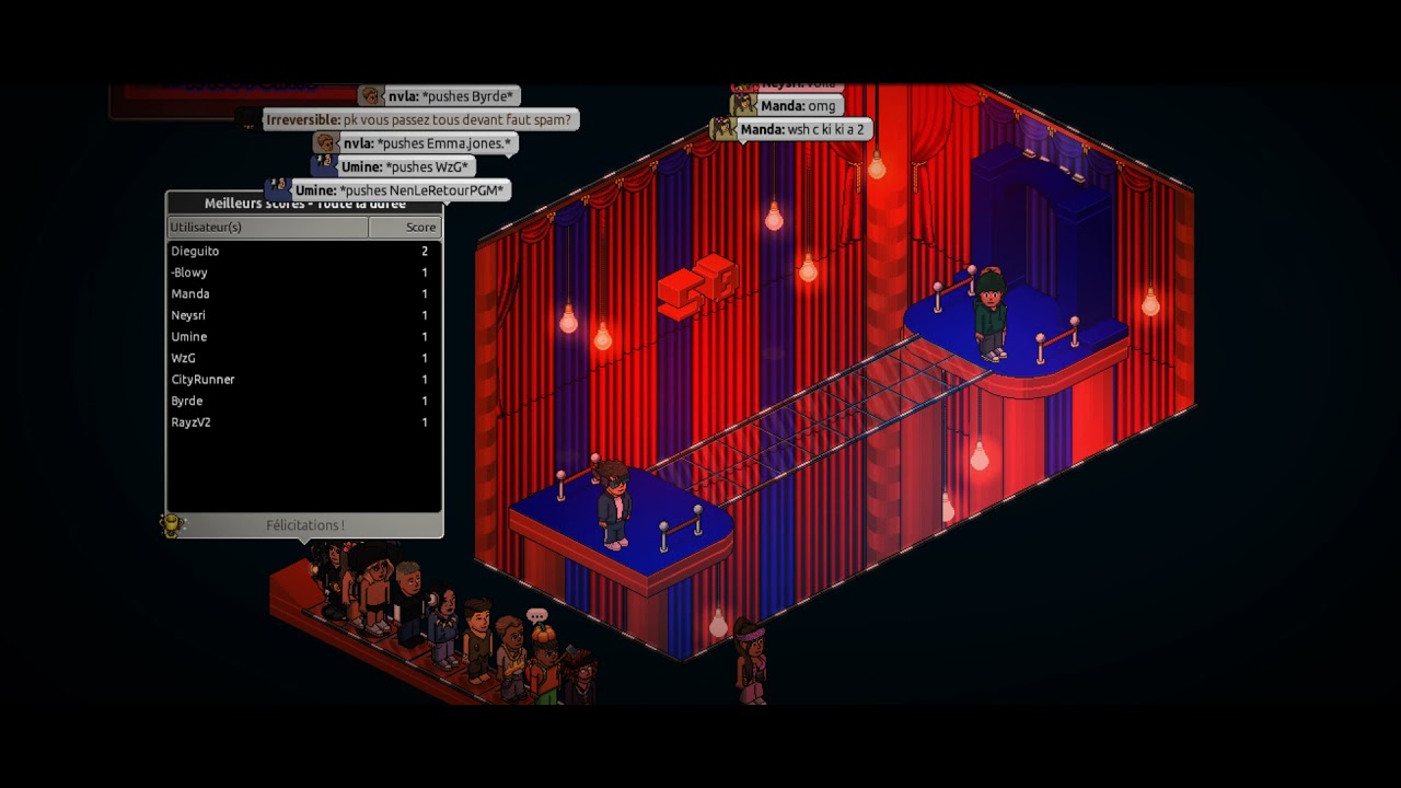 【HabboCity】SQUID GAME 오징어 게임 &bull; Glass Stepping Stones GAMEPLAY (Wired Society x CityRunner Event)