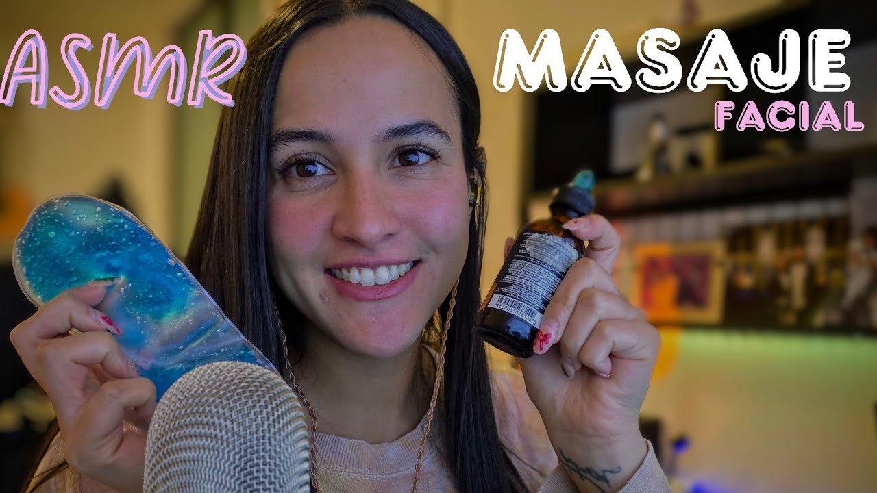 ASMR Masaje Facial para Relajarte Después de una Semana Larga 💆‍♀️✨