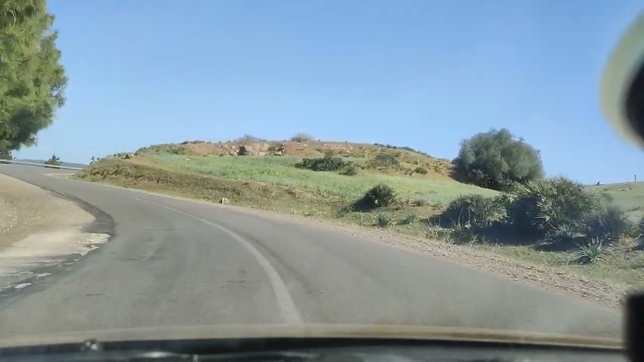 جبال قرية تيداس ومناضره الطبيعية ومنعرجات طريقه روعة 🥳🥳🥳🥳