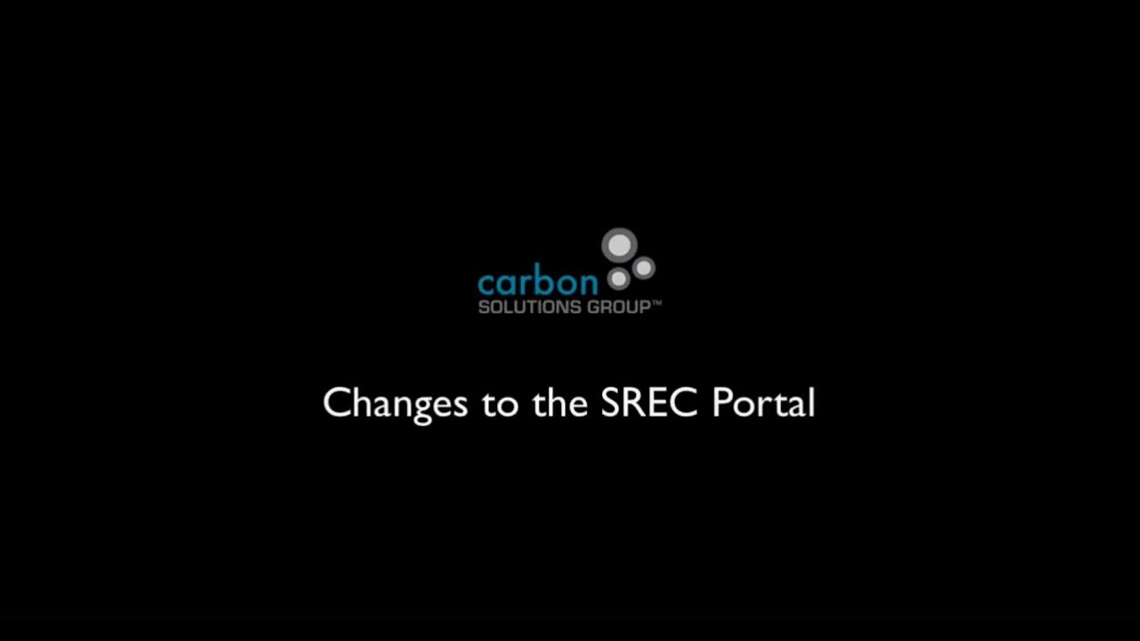 SREC Portal Update Tutorial