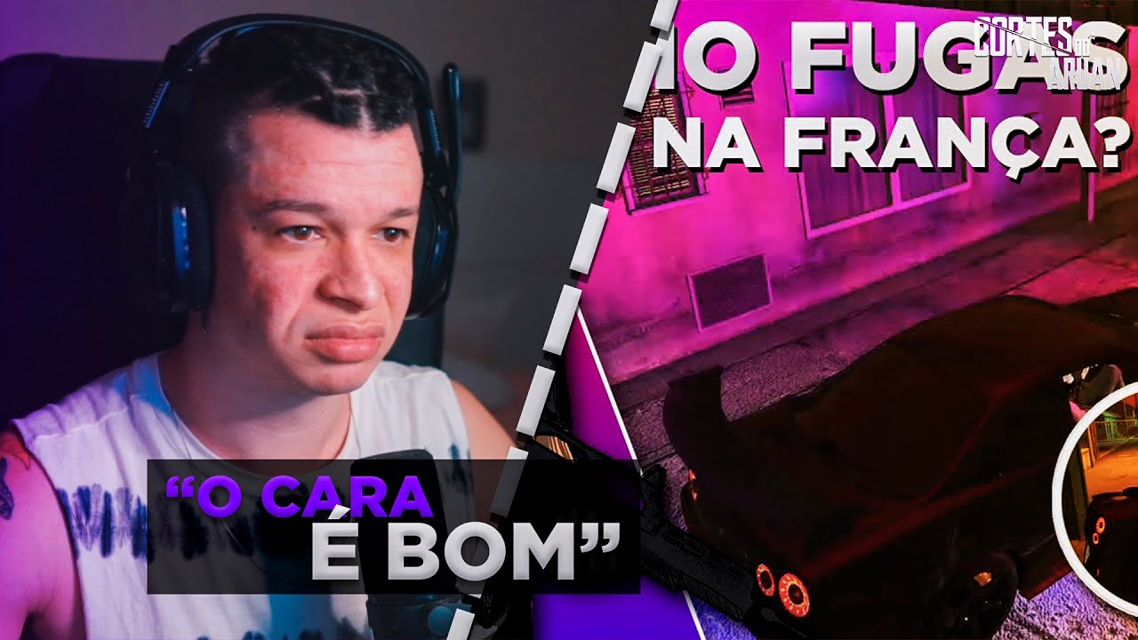 ARUAN REAGE A CaioWinkle - PRIMEIRA FUGA NO CDA ! R34 DA FRANÇA! - Cortes do Aruan