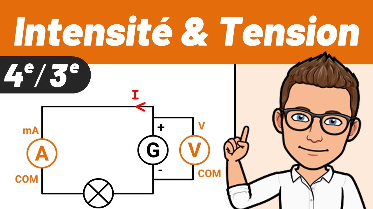 COMMENT MESURER l'intensité ? ✅ La tension électrique ? 💪 Exercice | 4e, 3e | Physique