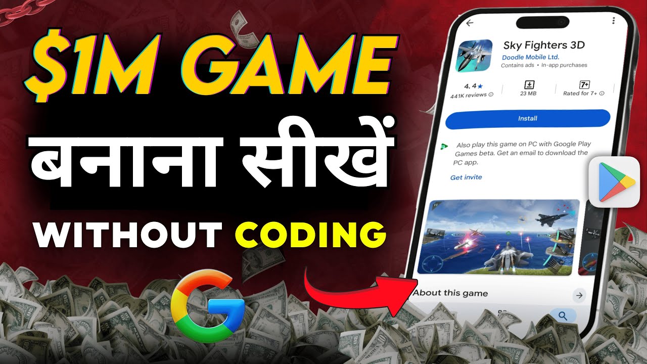 I Build a $1M GAMING APP Using GOOGLE AI On Mobile | App Development Full Course | How to Make Money