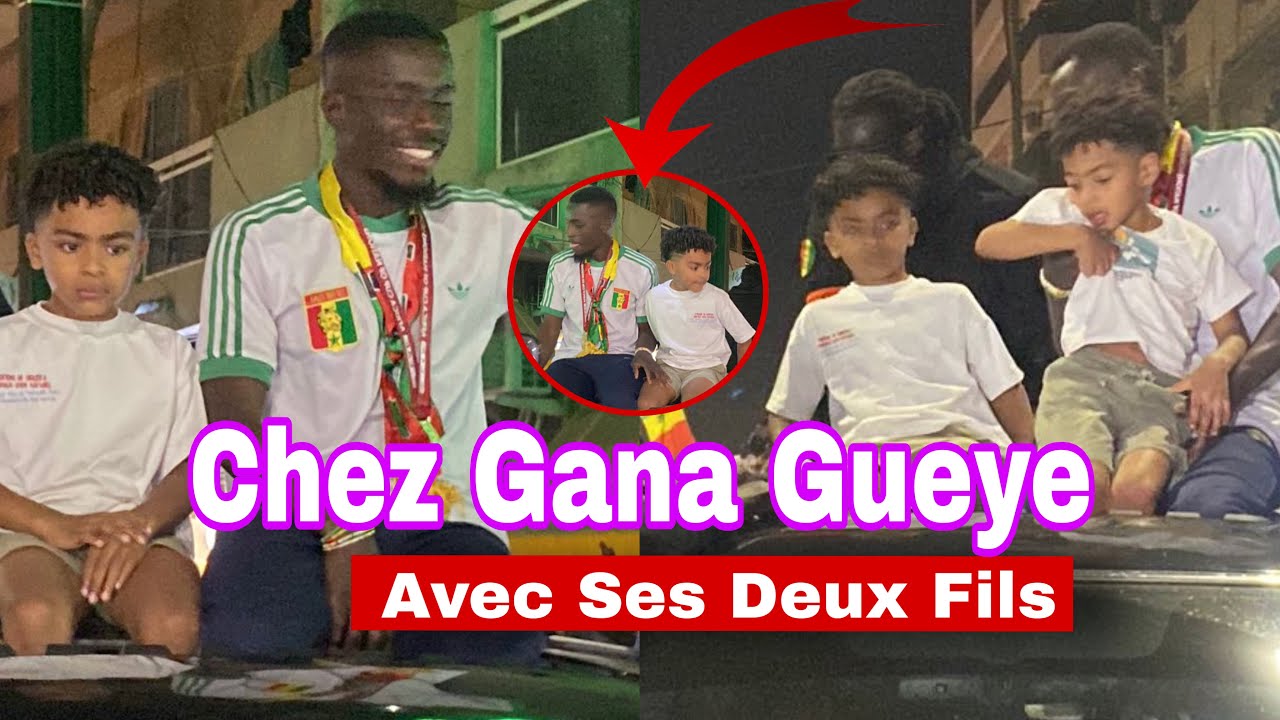 Gana Cueye Et Ses Deux Fils Isac-Dagnko Naron-Gana Man May Bandit Bii Oh Balade Dans Les Rue Medina