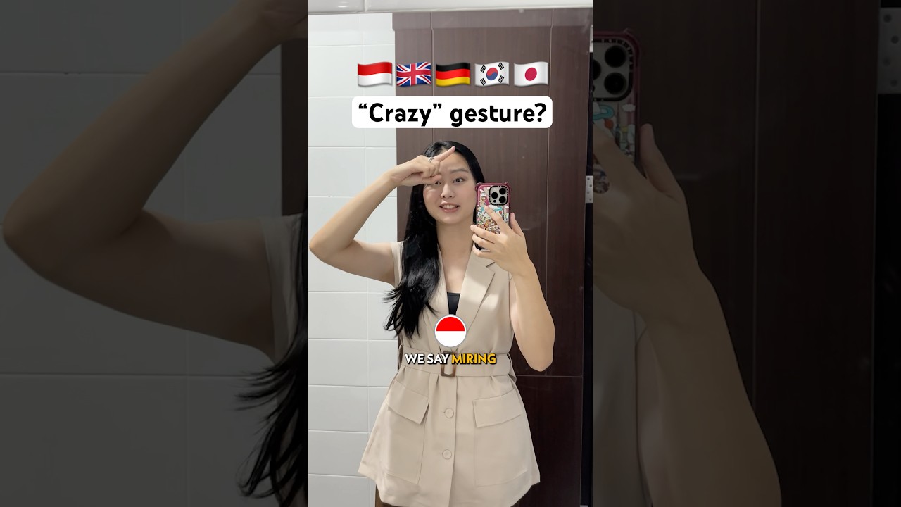 &ldquo;Crazy&rdquo; gesture in different countries? #language #culture #indonesia #english #germany #korea#japan