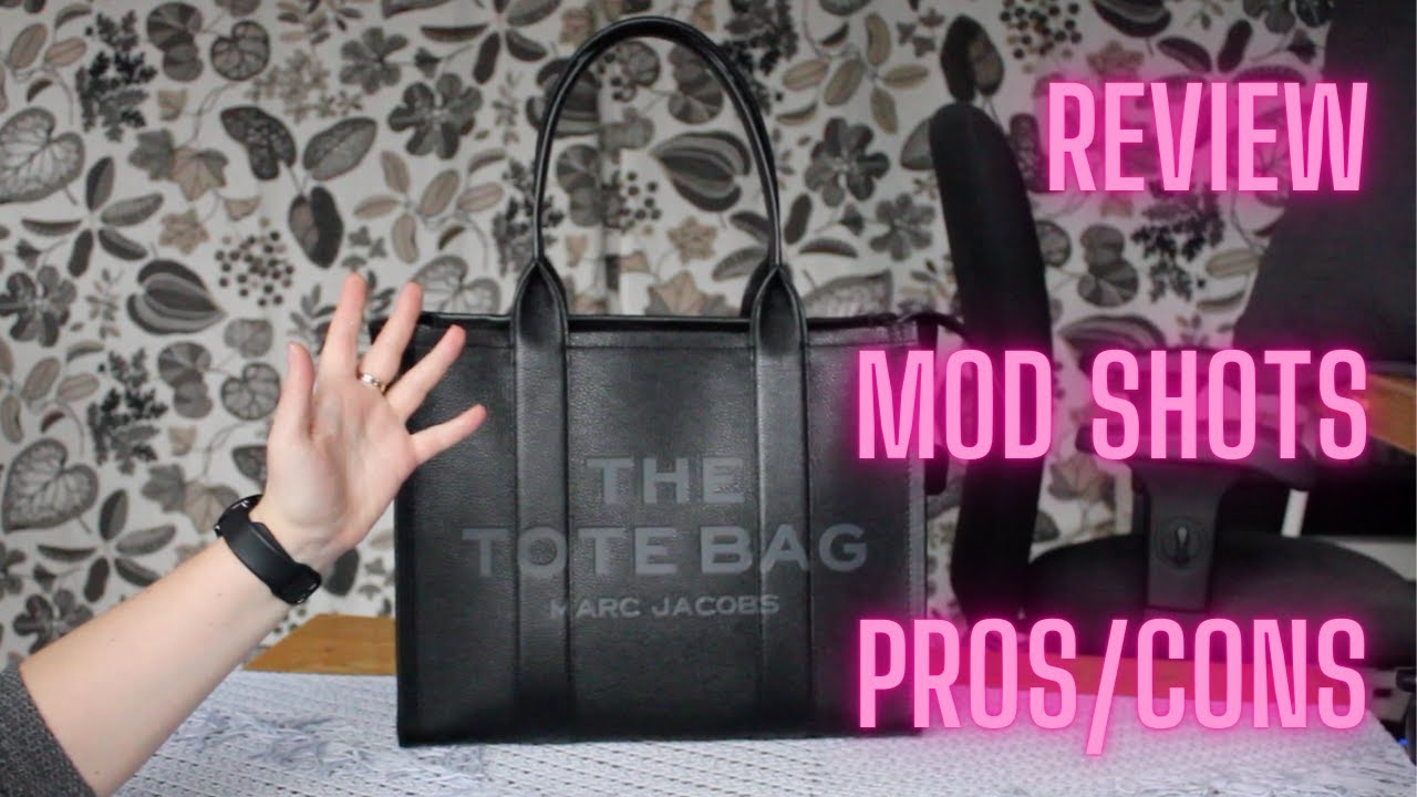 Review + What Fits + Pros & Cons the Marc Jacobs the Tote Large in Black